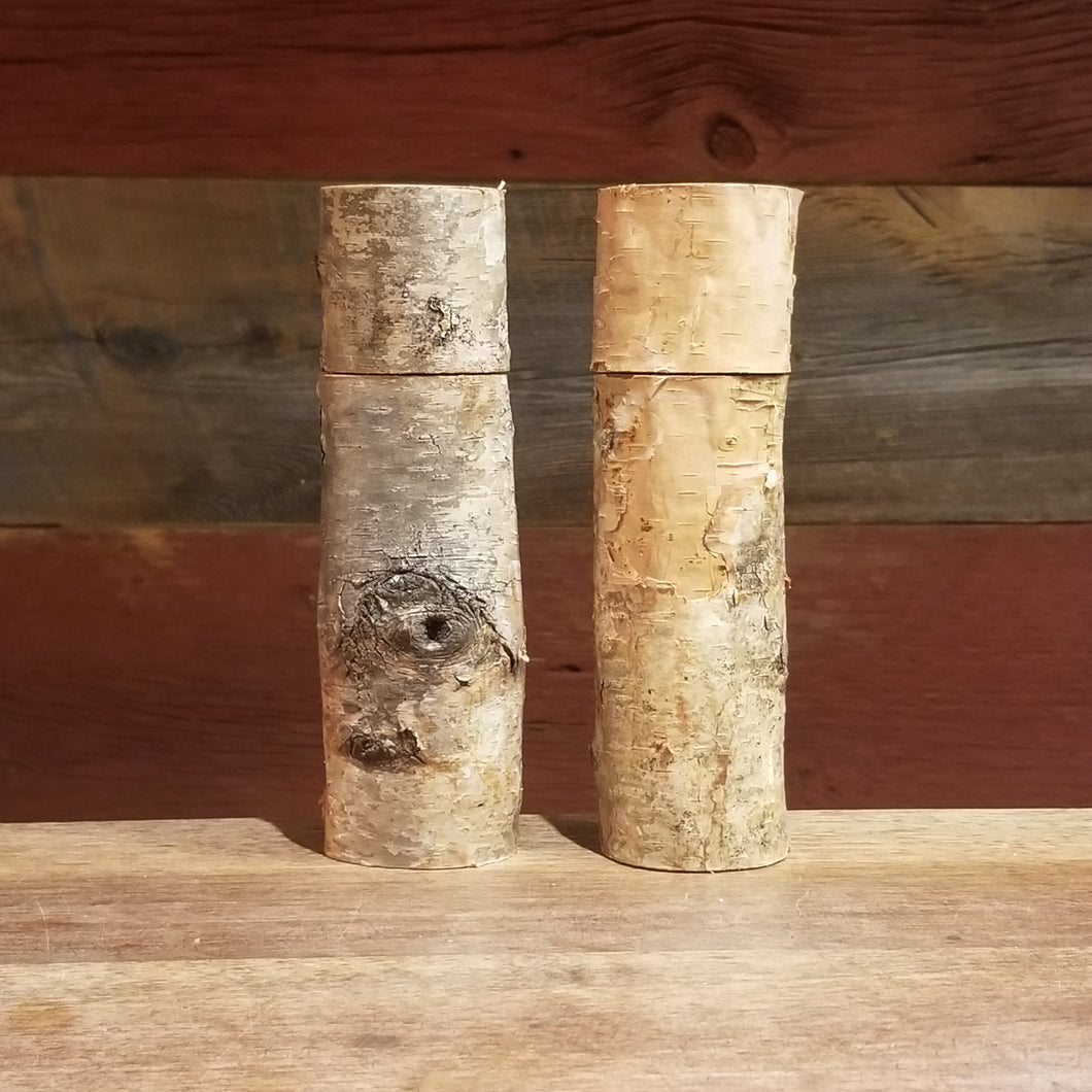Mini 18 cm / 7-in Birch Cottage Mills® set with CrushGrind® Mini inside