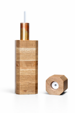 "Faceted Oak and Copper" by John Kee