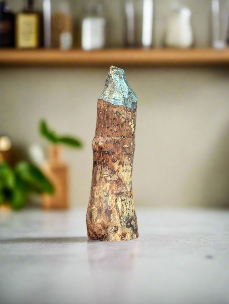 Beaver Chewed 23 cm / 9-in Maple Cottage Mill® with CrushGrind®