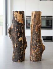 Hand Picked set of 23 cm / 9 inch Spalted Maple Cottage Mills® with CrushGrind®