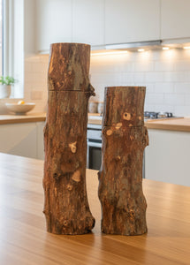 Hand Picked 30cm/12-in & 23cm/9-in Ironwood Cottage Mill® set with CrushGrind®