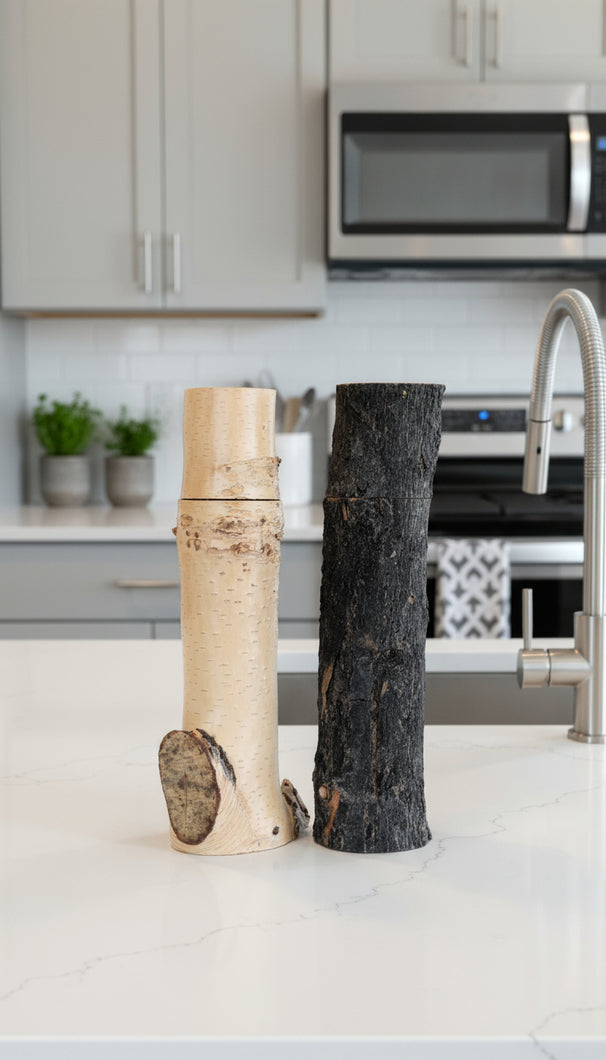 30 cm / 12-in Birch & Maple Cottage Mills® with CrushGrind® inside