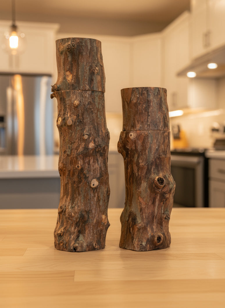 Hand Picked 30cm/12-in & 23cm/9-in Ironwood Cottage Mill® set with CrushGrind®