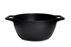 CrushGrind KIM_BO 4 in 1 Cast Iron Pot