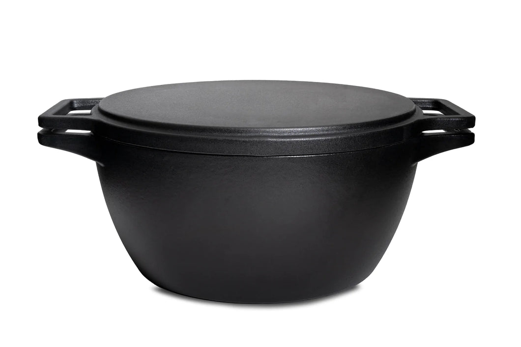 CrushGrind KIM_BO 4 in 1 Cast Iron Pot